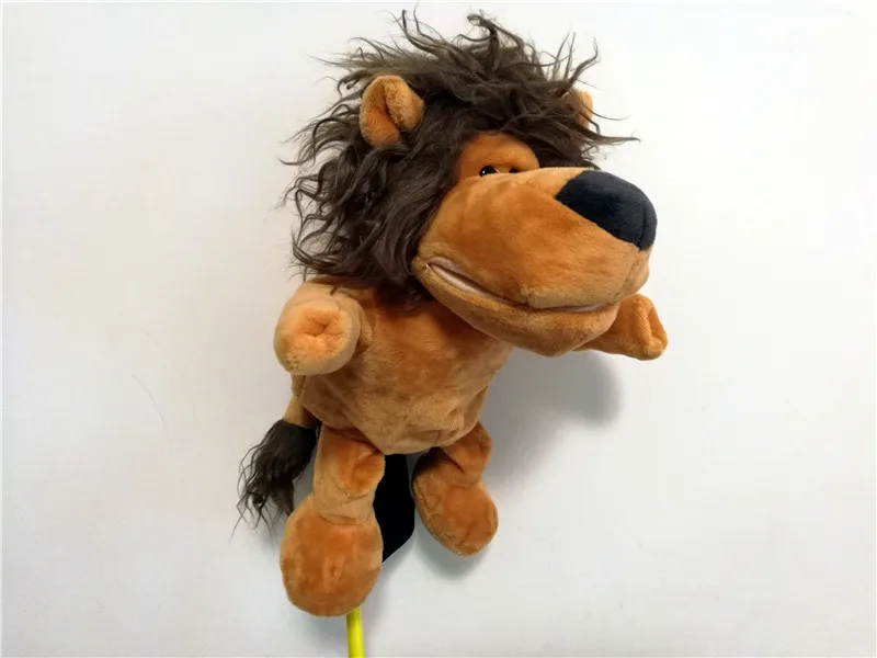 Lion 01 Новинка, много чехлов для головы для гольфа с животными, № 1, чехлы для головы водителя, высокое качество, забавные пылезащитные#1 деревянные Чехлы для клюшек для гольфа - Цвет: Lion 01