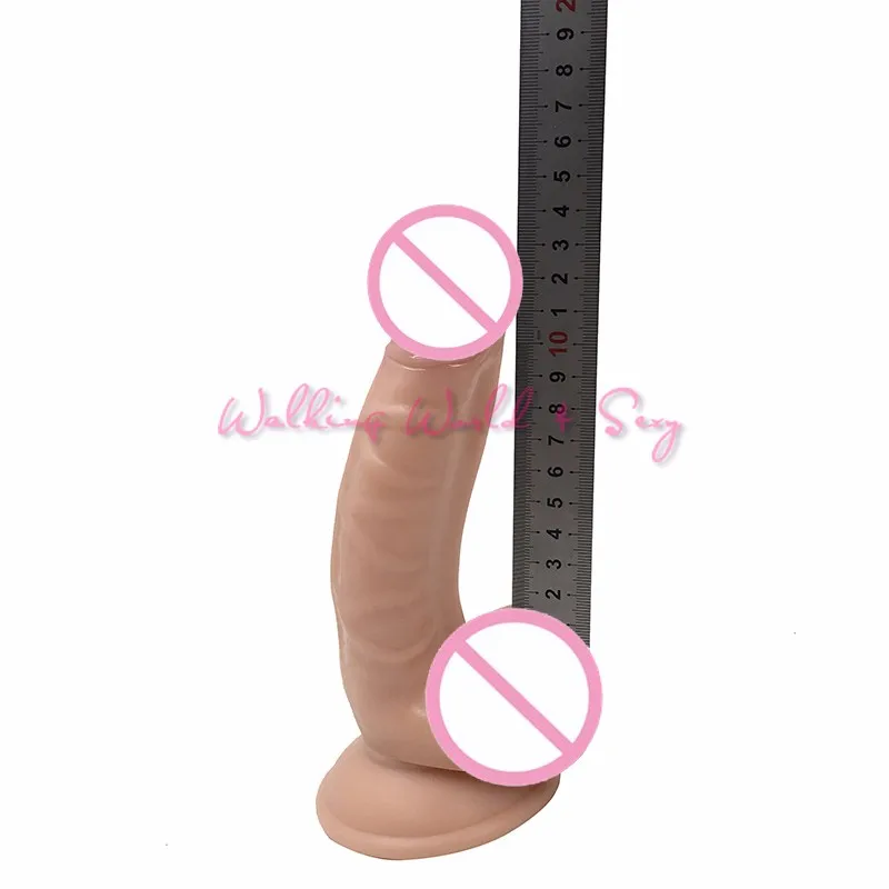 19CM 7.5Inch Big Realistic Dildo Flexible Penis Lesbian Sex Toys For Women Huge Artificial Dick Adult Sex Products Erotic Toys (10)