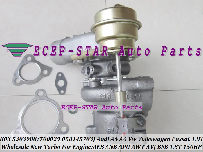 K03 53039880029 53039700029 058145703J Turbo Turbocharger For AUDI A4 A6 VW VOLKSWAGEn Passat 1.8T AEB ANB APU AWT AVJ BFB 150HP (7)