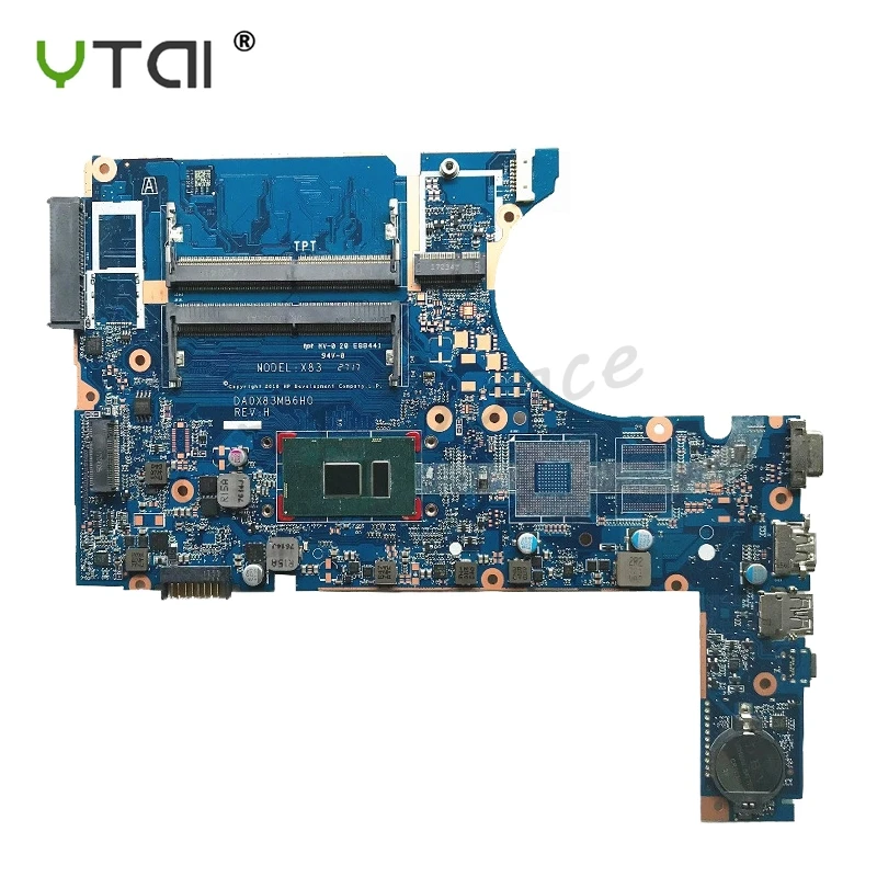 

DA0X83MB6H0 For HP 470 G4 450 G4 Motherboard SR2ZW i3-7100U CPU DDR4 450 G4 Laptop Motherboard 907702-001 100% tested intact