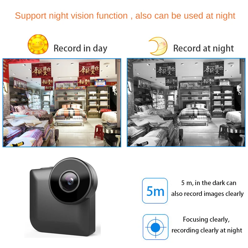 Мини ip камера Wifi 720 p для улицы HD спорт ночное видение DVR DV беспроводная P2P