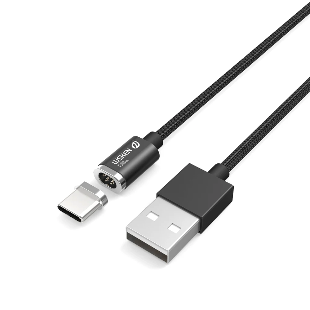 Магнитный usb type-C кабель USB C Магнитный зарядный кабель для SAMSUNG S8 note8 HUAWEI кабели для мобильных телефонов USB-C type-C для Xiaomi