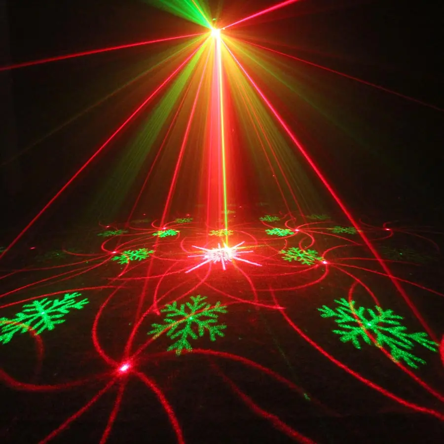 ESHINY Мини R& G 4 линзы 128 узоры лазерный проектор синий светодиод Клубные вечерние бар DJ дом Рождественский танцевальный светильник ing эффект светильник N95RGB128