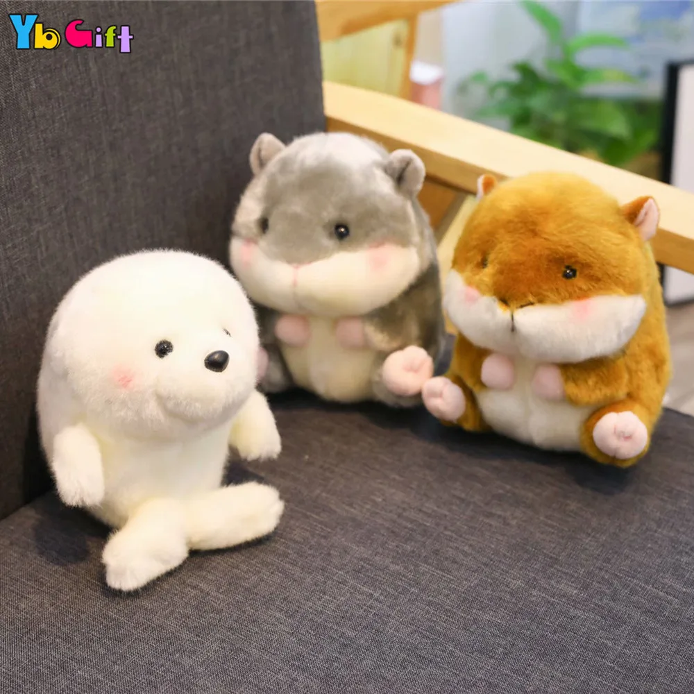 

7" Small Cute Stuffed Bunny Rabbit Seal Penguin Hamster Panda Plush Toys Infant babykids Soft Kawaii plush dolls Birthday Gift