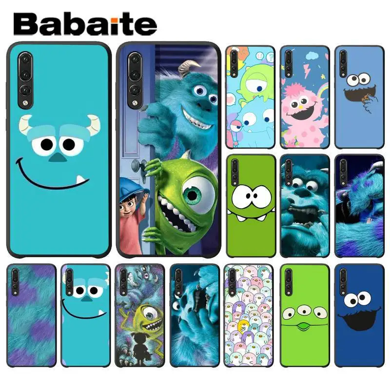 

Babaite Monsters Inc Funny Cartoon Black Soft Phone Cover for Huawei P9 P10 Plus Mate9 10 Mate10 Lite P20 Pro Honor10 View10
