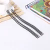 A4 46 Hole Loose-leaf Plastic Binding Ring Single Coil Spring Spiral Rubber Ring Punch Ring For Notebook School Office Supplies ► Photo 3/6