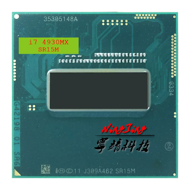 Intel Core i7-4930MX i7 4930MX SR15M 3 0 ГГц Quad-Core восьмипоточные Процессор процессор 8 М 57W разъем G3