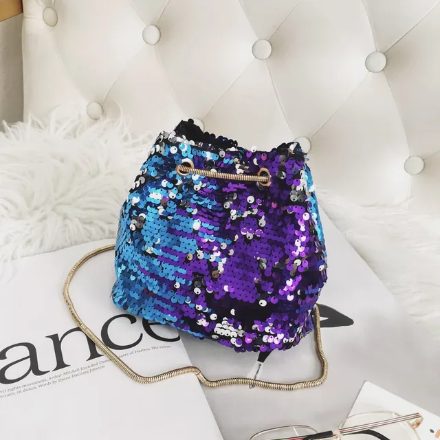 Sequins Bag for Women Lady Evening Party Shoulder Bags Change Color