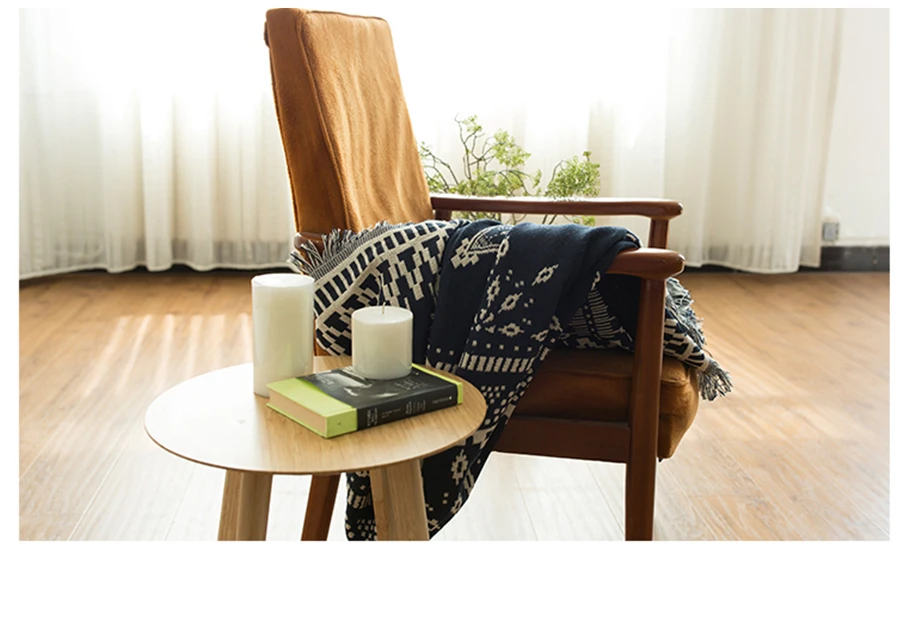 Дизайн покрывало для дивана 230x250 см одеяло из хлопчатобумажной пряжи с кисточкой винтажное украшения для дома для Beed Лист Коврик для пола