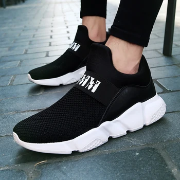 

Vogue Men Adult Breathable Casual Shoes Light Comfortable Fashion Style Soft High Quality Sneakers Chaussures Pour Hommes