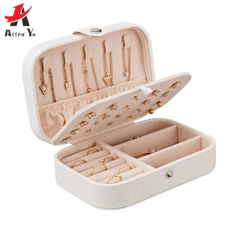 

Attra-Yo 2019 New Arrival Fresh Simple Women Earrings Jewelry Multi-function Storage Cosmetic Bag Lady High-quality Makeup Bag