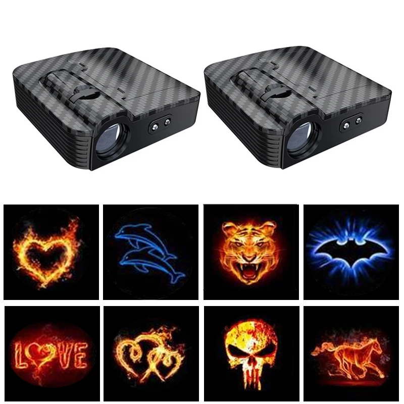 

1pcs Car-styling Wireless Car Door Welcome Laser Projector Logo Ghost Shadow Light Batman LED Car Interior Lamp Light for Nissan
