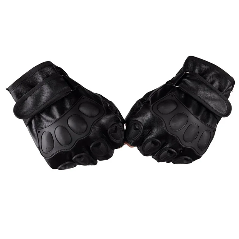 LESHP-Half-Finger-Gloves-PU-Leather-Men-Gloves-For-Tactical-Military-Exercise-Training-Sports-Motorcycle-Ridding (1)