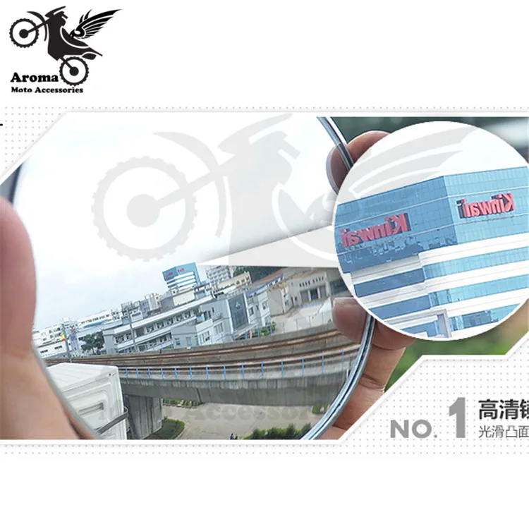 Moto Convex Mirror Motorcycle Rearview Mirror Car Style, motorcycle mirror,motorcycle mirrors,blind spot mirror