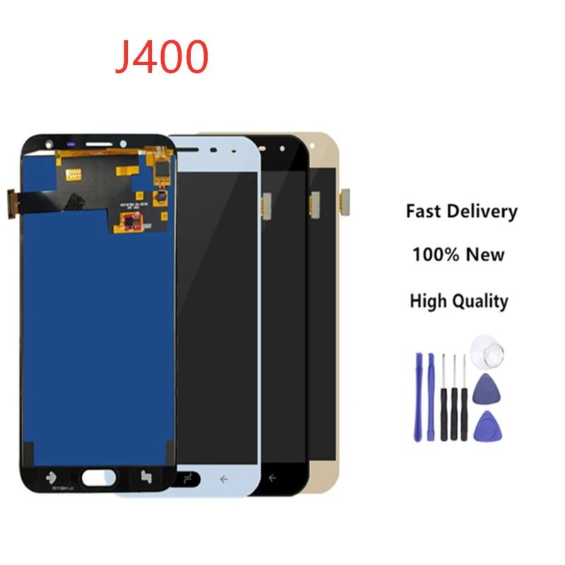 

High Quaity For Samsung Galaxy J4 2018 J400 J400F J400H J400P J400M J400G/DS LCD Display Touch Screen Panel Digitizer+Tools