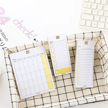

Coloffice Simple Student Daily Plan Note Sticker Cute Memo Pad Can Tear Notepad Office Desk Schedule Message Memo Stationery