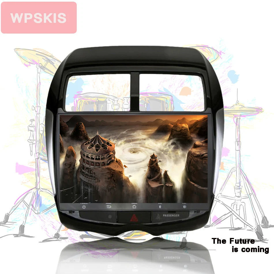 Top 8 core Android 8.1 2GB+32GB Autoradio Car DVD video Player a/v gps 3/4g wifi For Mitsubishi ASX 2011 Navi Radio Stereo Headunit 3
