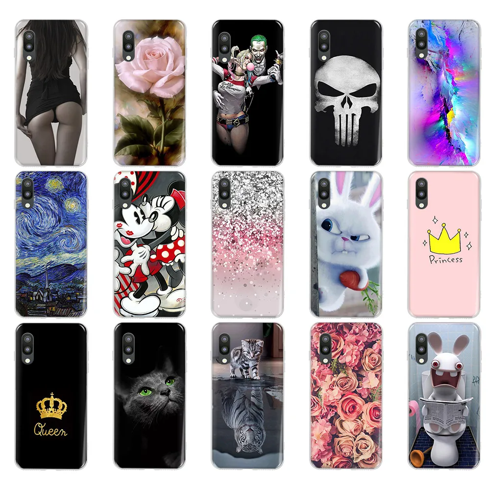 soft Cases For Samsung Galaxy M10 M20 M30 Phone Cover Silicone Printing Back Case M205F SM-M205F Capa |