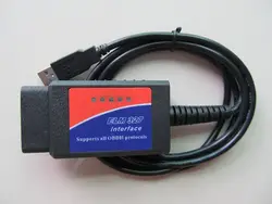 2016 Новый ELM327 USB V1.5 Профессиональный OBD/OBDII ELM Стандарт Latest PC-Based Scan Tool ELM 327 USB диагностический Сканер