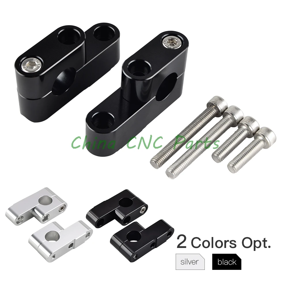

1"up 1.25" Back Handlebar Riser Spacer Kits For Kawasaki KX65 KX85 KX100 KX250F KLR250 KLR650 ZRX1200R ZRX1200 ZRX1100