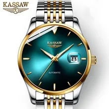 KASSAW Genuine Watch men watch automatic mechanical stainless steel Waterproof Luminous Men's Watch relogio masculino ailang men s watch stainless steel flywheel automatic mechanical watch hollow multifunctional waterproof personality men s watch