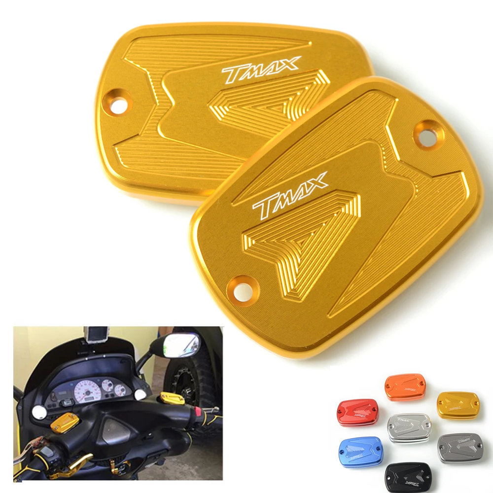 Передний тормозной цилиндр для мотоцикла CNC Крышка Резервуара жидкости Yamaha Tmax 530
