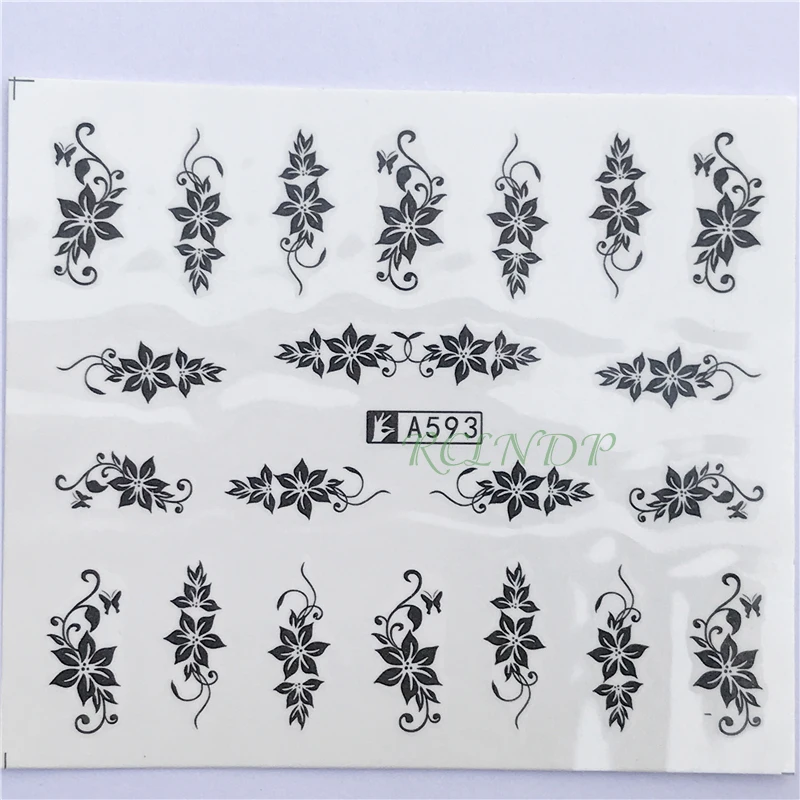 

Nail sticker art decoration slider flower Mandala adhesive design Water Nails decal manicure lacquer accessoires polish foil