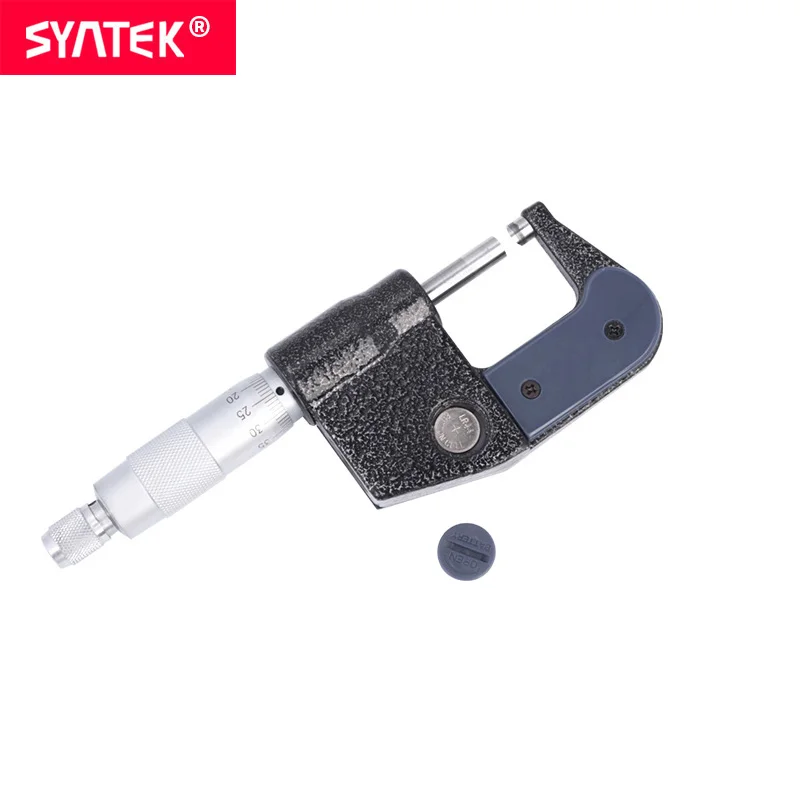 Syntek 0 001 мм электронный цифровой внешний микрометр 25 специальные измерительные