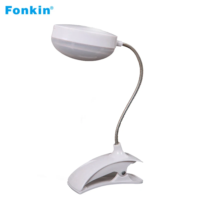 

Fonkin LED Portable Lamp Battery MINI Lamp Night Light Students Learn To Read Eye Care Dormitory Bedroom Clip Baby Feeding