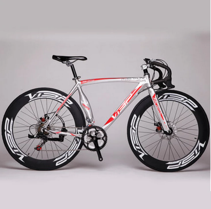 Sale New Brand Road Bike Aluminum Alloy Frame Dual Disc Brake 14 Speed Bicycle Outdoor Sports Cycling Racing Bicicleta 2