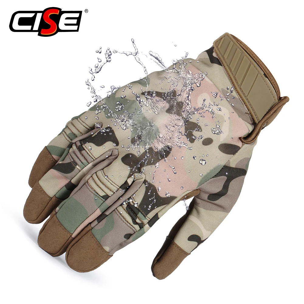 Touch Screen Motorcycle Full Finger Gloves Motocross Protective Gear Waterproof WindProof Racing Hard Knuckle Outdoor for Men