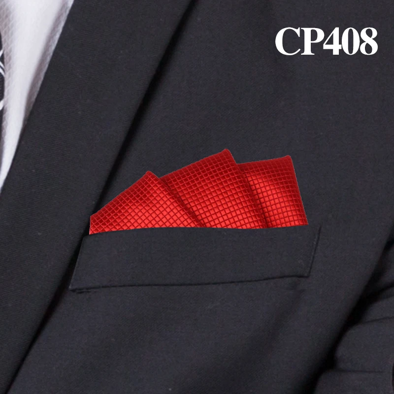 Модные костюмы карманные квадратные для мужчин бизнес полотенце для сундуков носовой платок Нежные мужские клетчатые носовой платок классический костюм салфетка мужской носовой платок - Color: CP408