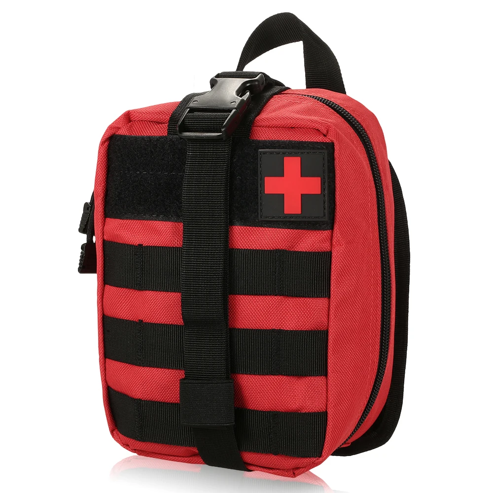 

Outdoor Molle Pouch First Aid Kit Tactical Medical Pouch Survival Utility Bag for Backpack Vest Emergency Responder Medic Bag