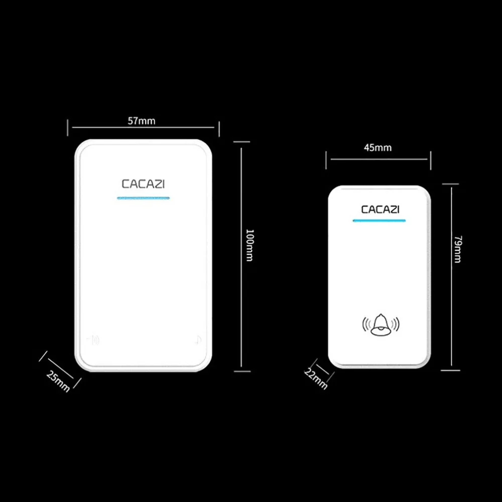 

Doorbell wireless household battery DC power all-purpose battery unplugged wireless doorbell one for one waterproof