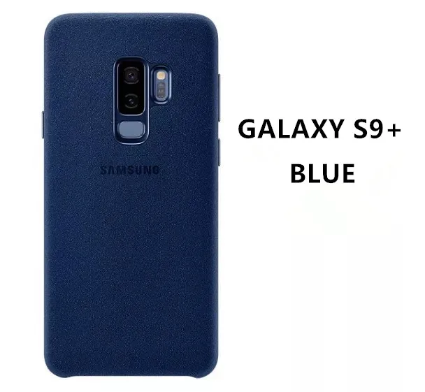 Чехол для samsung S9, защитный чехол из натуральной замши для samsung S9 Plus S9+ EF-XG9650 9500, чехол для Galaxy S9 - Цвет: Galaxy S9 plus Blue