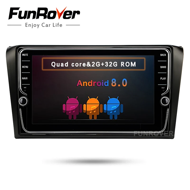 

Funrover IPS 2 din car dvd radio Player Android 8.0 for mazda 3 mazda3 2004-2009 car gps Navigation multimedia tape recorder 8