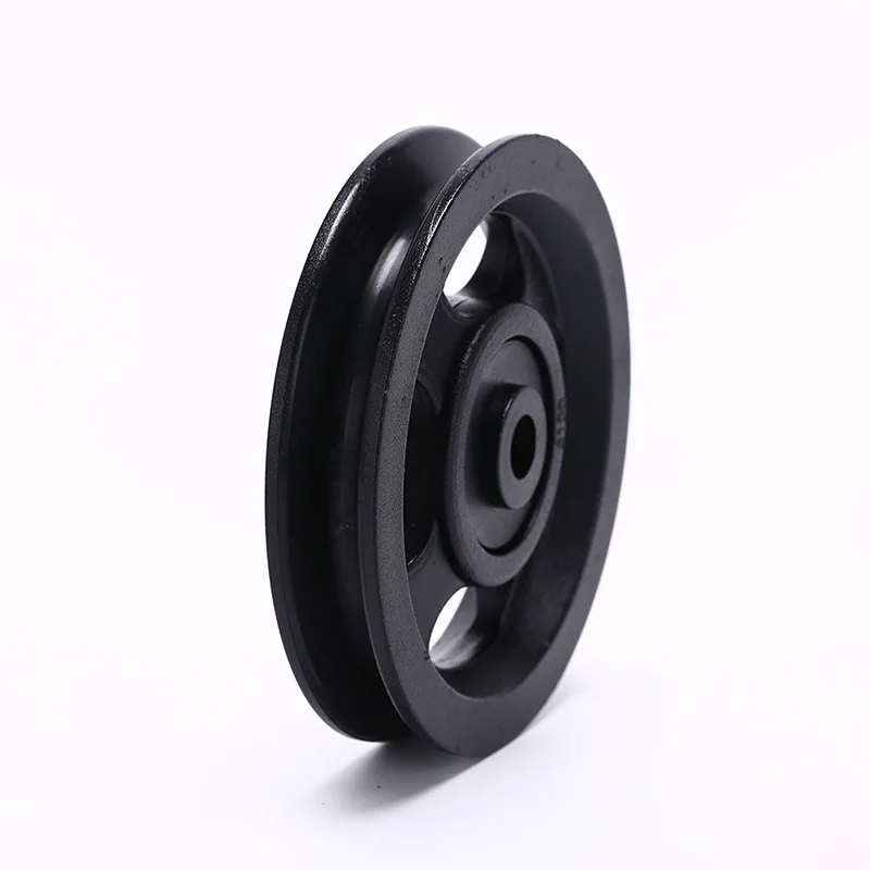 1pc Waterproof Black Bearing Pulley Wheel Cable Gym Equipment Part 100mm