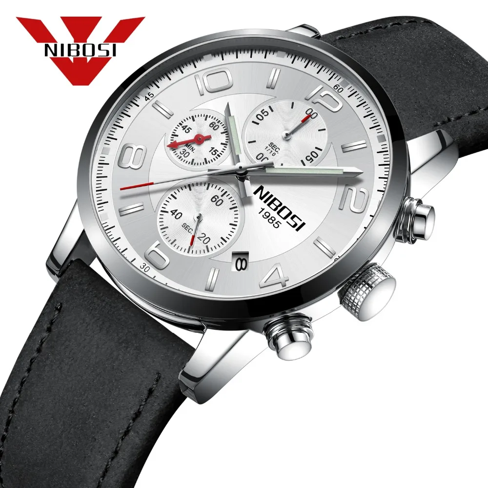 

NIBOSI 2018 Original Men Watch Top Brand High Quality Luxury Style Men Watch Business Clock Men Watches Elegant and Comfortable