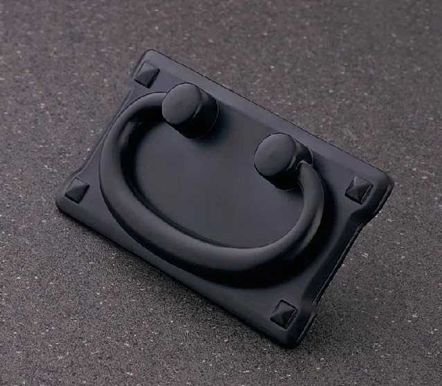 Black Horizontal Drawer Bail Pull Handle Knob( C.C 76mm )in Pulls from Home