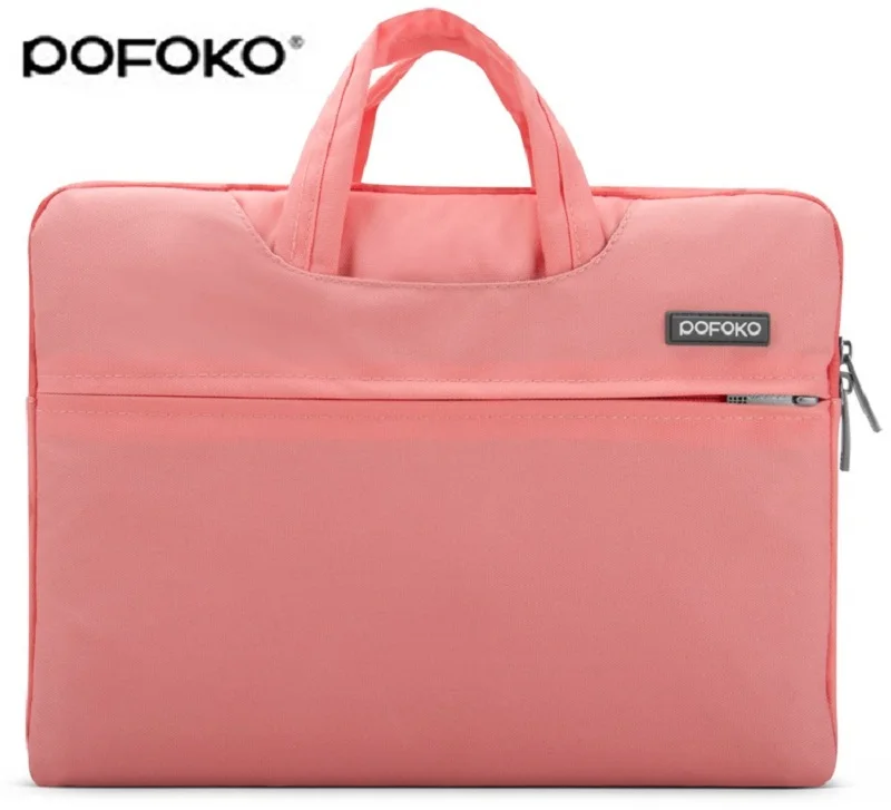 Pofoko брендовый чехол для ноутбука, сумка для переноски, чехол для Apple macbook Pro/Air/MCwhite 11 12 13 15 17"