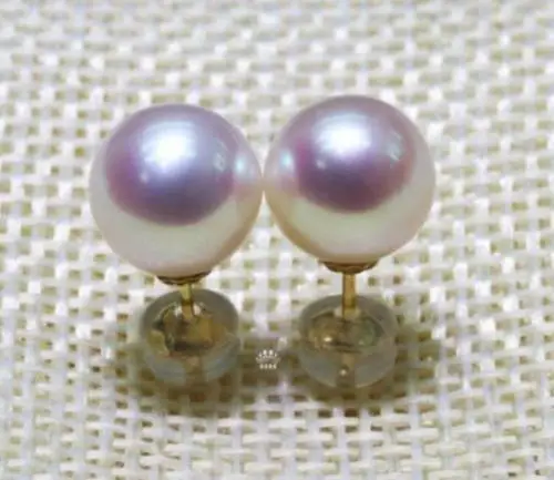 

EXCELLENT 7-8MM AAA+++ WHITE AKOYA PEARL EARRING 14KGP