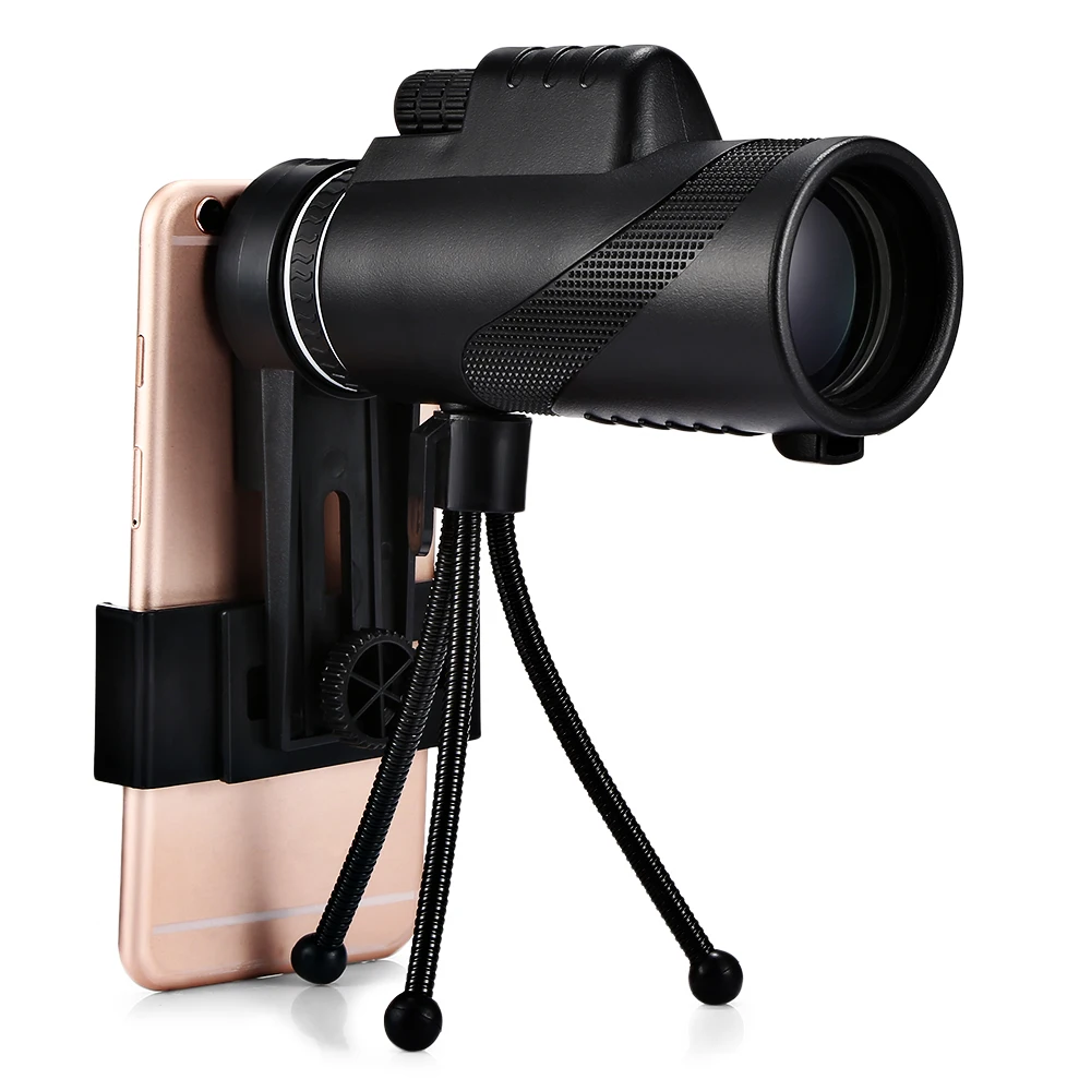 Beileshi 40 x 60 HD Monocular Fieldglass Waterproof Mini Telescope for