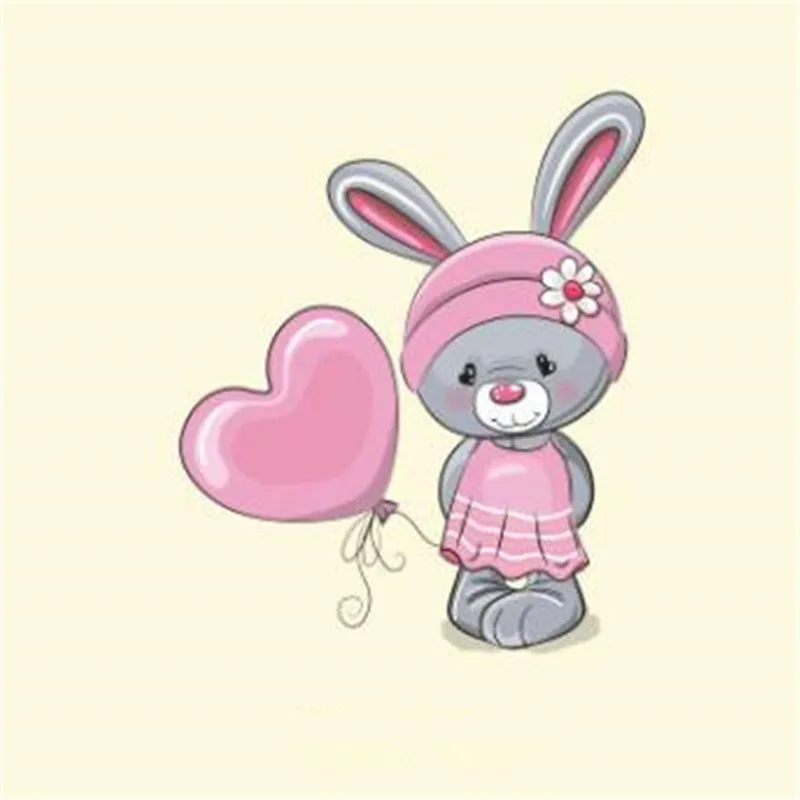 Зайка с сердечком картинки