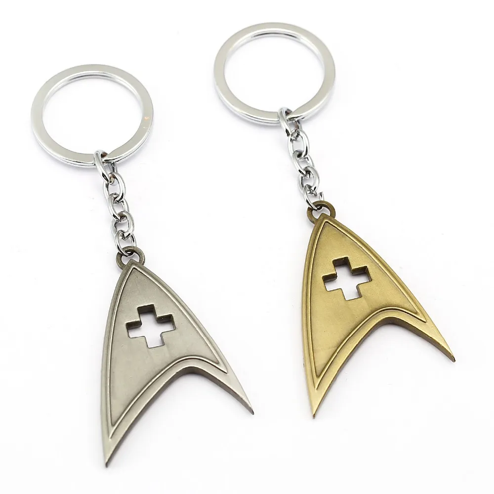 

Star Trek Keychain Car Charm Key Chain Scientific engineering Key Ring Holder Chaveiro Pendant Jewelry Souvenir YS12027