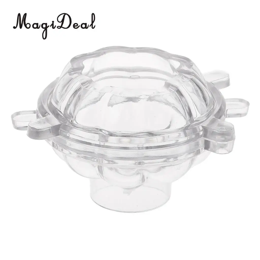 3D Pumpkin Shaped Plastic Clear Candle Making Mould Soap Mold for DIY Candle Making Halloween Decoration Craft Mold