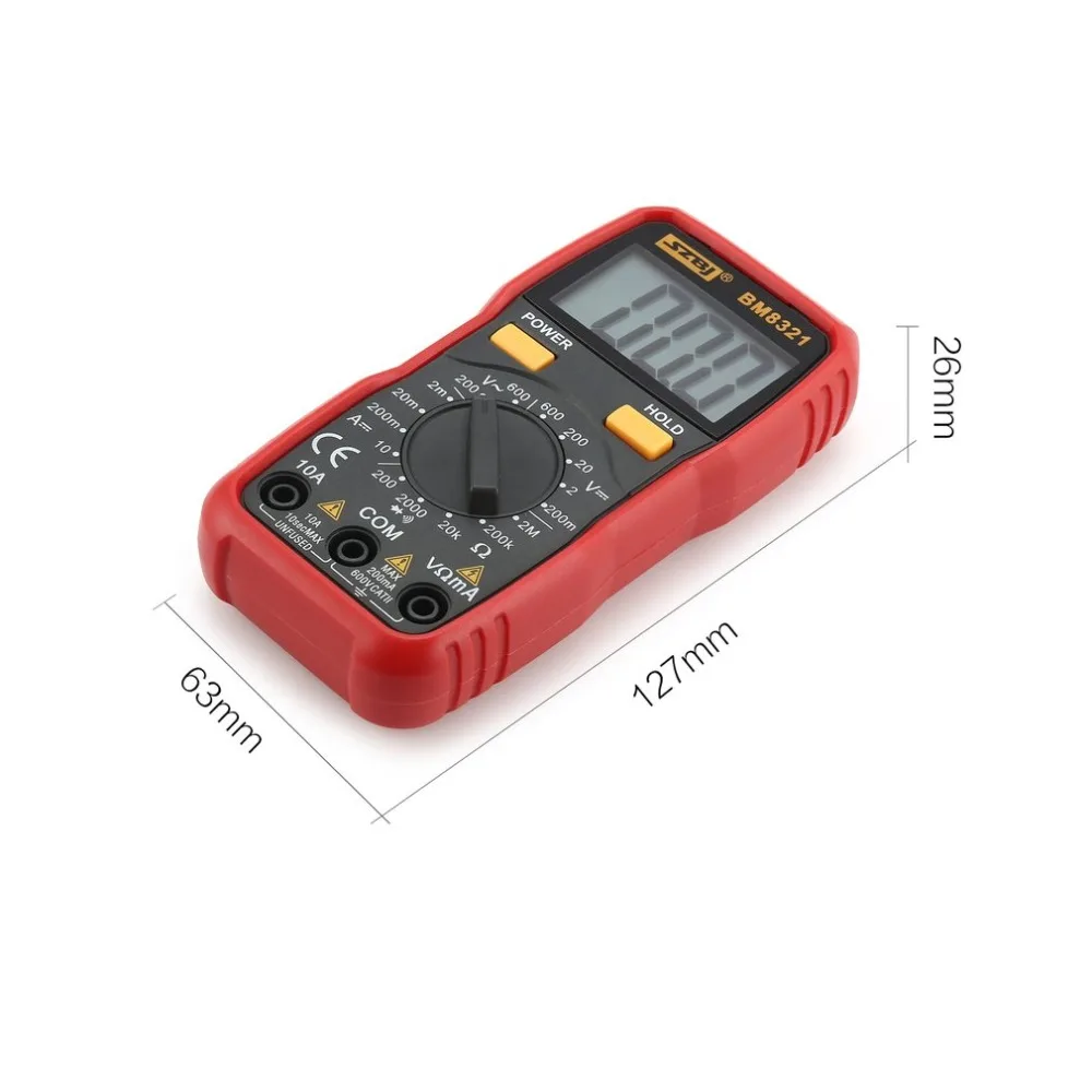 BM8321 мультиметр тестер цифровой щупы для мультиметра digital multimeter цифровой мультиметр mastech lcr транзисторов esr мультиметры meter транзистор для мультиметра uni-t usb тестер вольтметр провода тестор