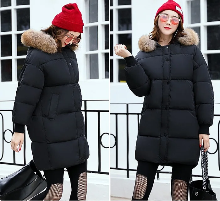 2017 winter hot sales hooded  jacket women clothing cotton + size 3 xl warm coats street fashion wind coat  women+15