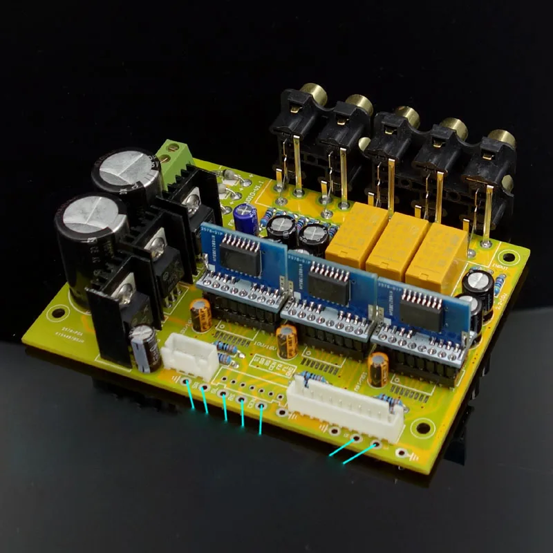 F9 PGA2311X3 6 канальная Плата усилителя готовой платы с дистанционным управлением
