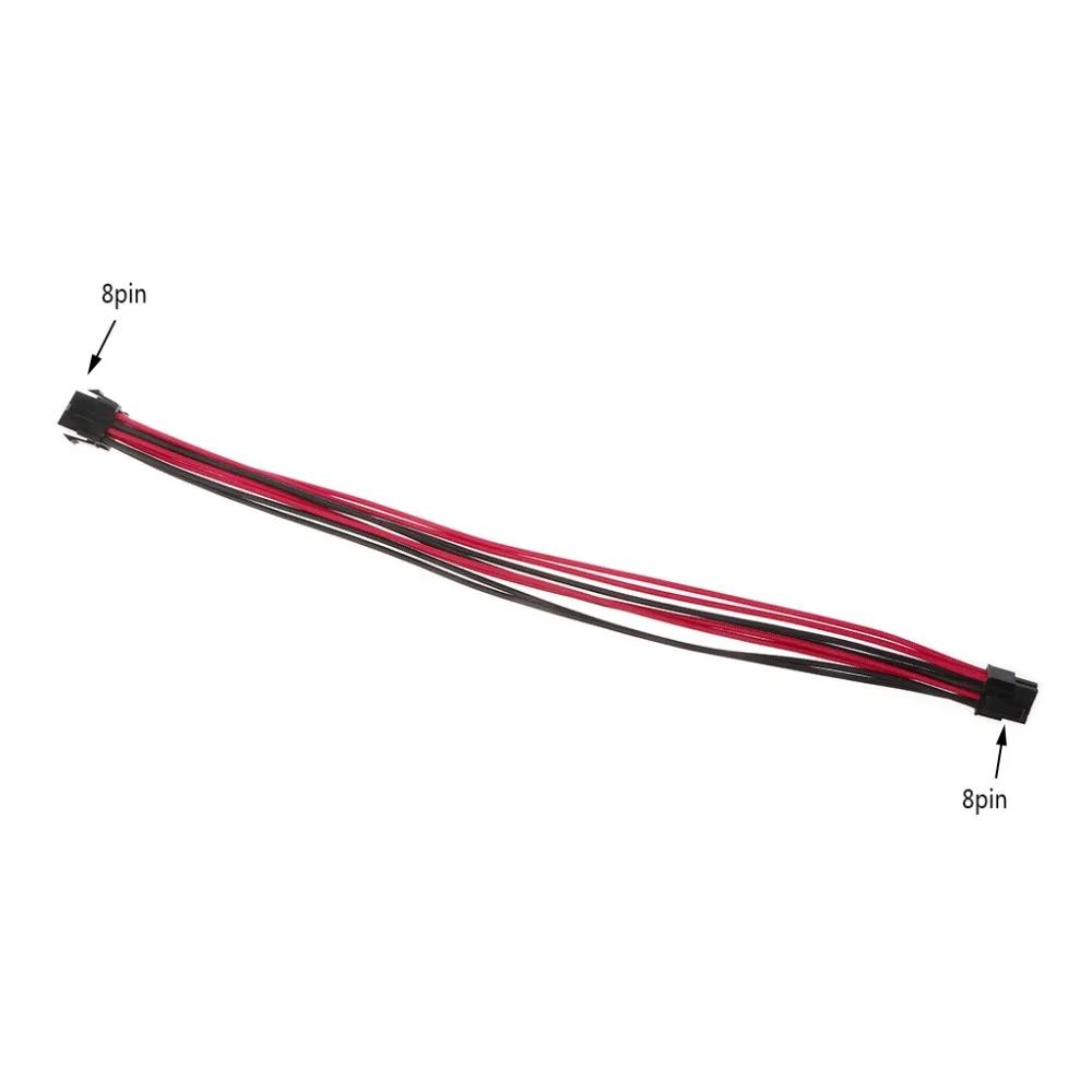 1Pc Sleeved graphics card PCI E GPU 8 Pin to 6 2 Pin PCI E Power 3