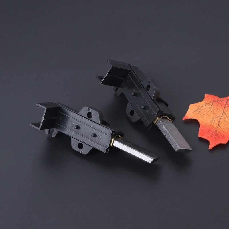 Washing Machine Motor Carbon Brushes L94MF7 With Housing For Whirlpool Mar28 2Pcs/set washing machine carbon brushes
